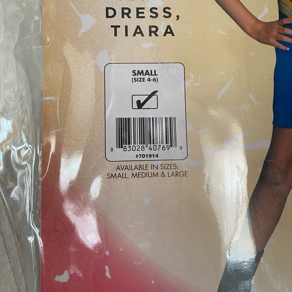 Rubies Wonder Woman WW84 Halloween Costume Girls Small 4/6 and Large 12/14 NEW - Picture 4 of 6